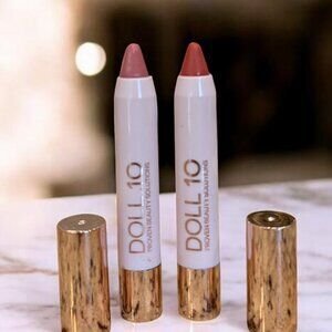 DOLL 10 Lip Crayon Bundle X2 Full Size Start Living & Self Love Shades